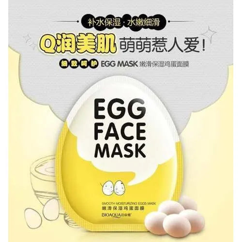 Mascarilla facial para piel seca Bioaqua Egg Face Mask 30g