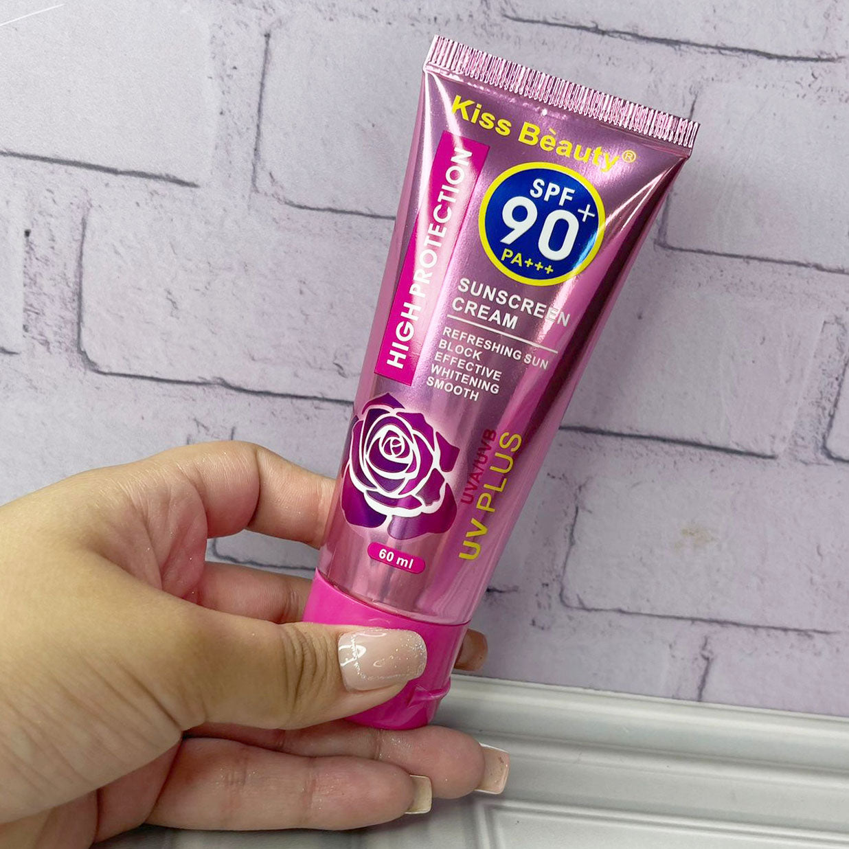 bloqueador solar spf 90 kiss beauty