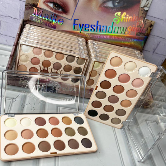 Paleta de sombras 18 Tonos Faraas Matte