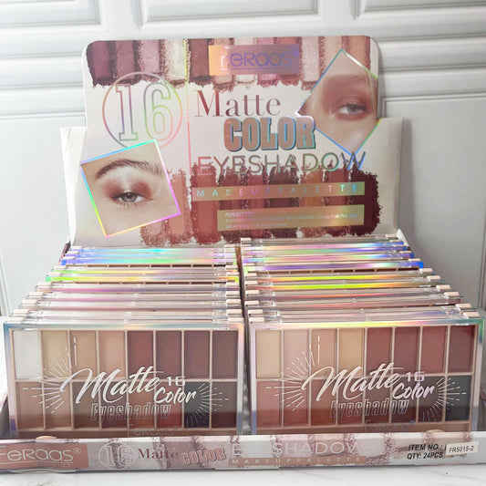 Paleta de sombras 16 tonos Matte Faraas