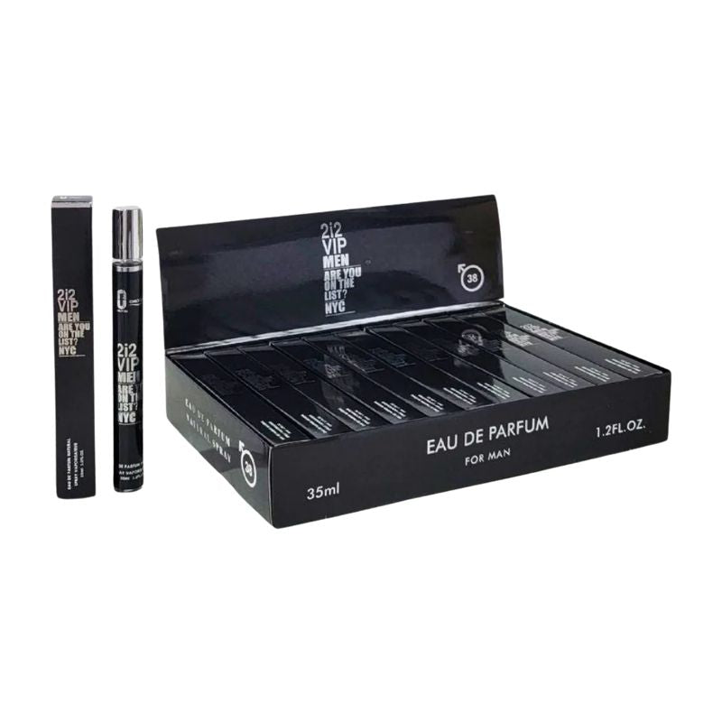 PERFUME EN TUBO PARA HOMBRE 212 VIP MEN ARE YOU IN THE LIST? NYC 35 EDP 35ML