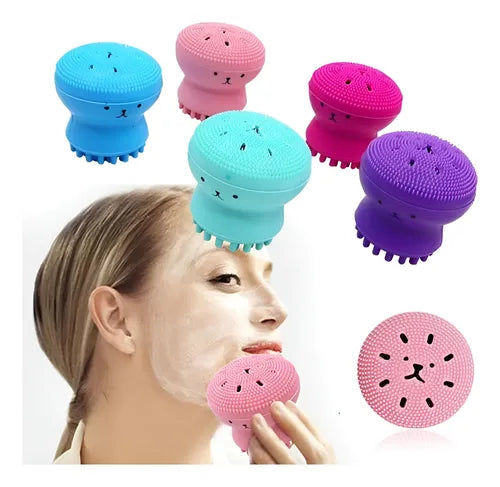 Pulpo Limpiador Facial Exfoliante