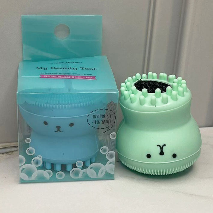 Pulpo Limpiador Facial Exfoliante