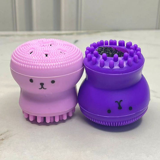 Pulpo Limpiador Facial Exfoliante